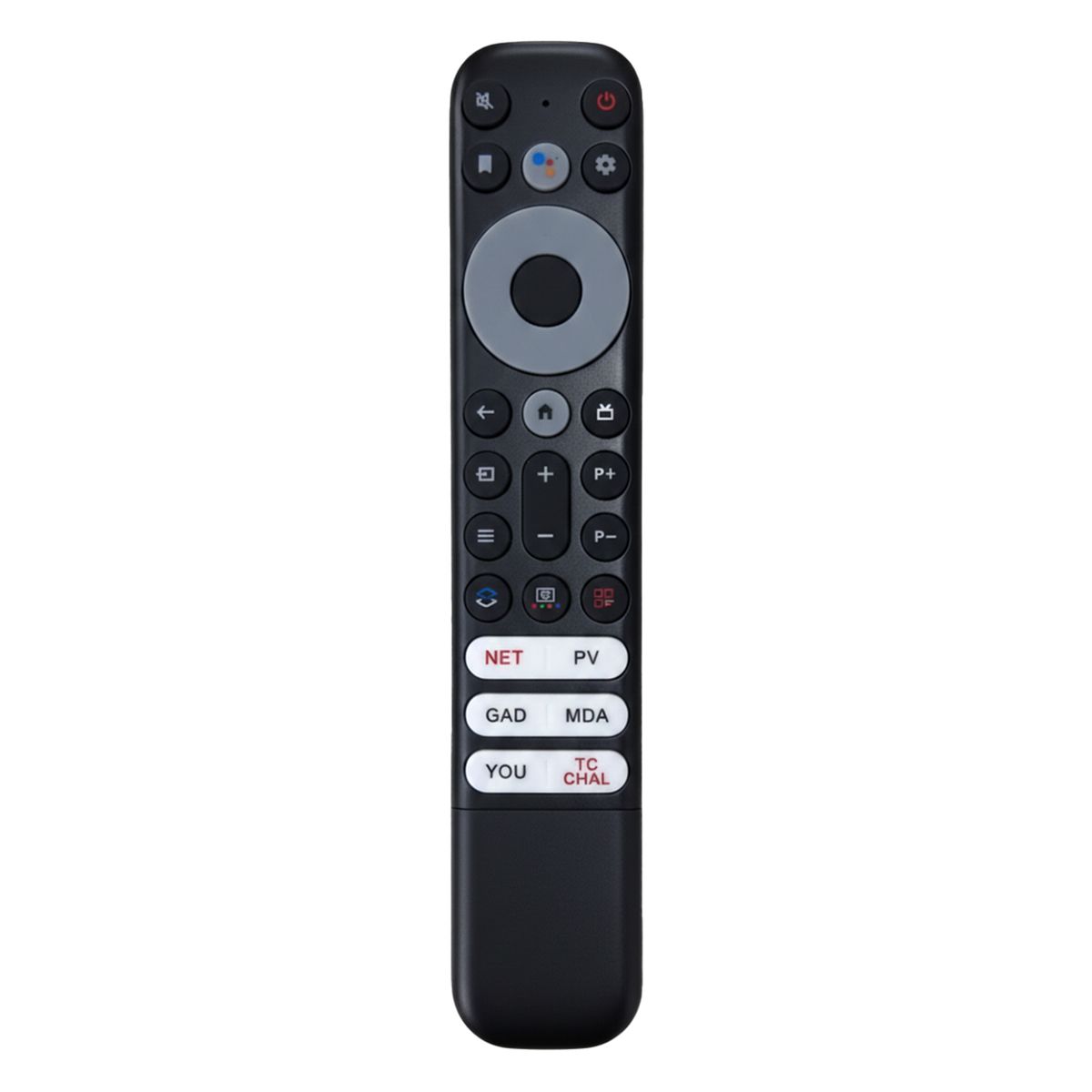 GENERICO - Control Remoto It Tech Para Smart Tv Tcl Con Botones Netflix, Prime Video Y Youtube Negro