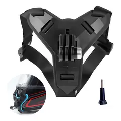 GENERICO - Soporte Base Casco Para Gopro Soporte Celular Menton