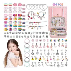GENERICO - Kit Para Hacer Pulseras Cuentas Bricolaje Niñas Regalo