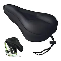 GENERICO - Funda De Asiento De Bicicleta Con Gel Acolchonado+funda Impe