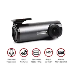 AIWA - Camara Auto Grabadora Dvr Full Hd Wifi 32gb Aw-w15dvr