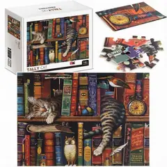 AIZO - Puzzle 1000 Piezas - Gato Charlie panorámico
