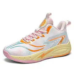 DANWEILE - Zapatillas baloncesto casuales unisex Rosa