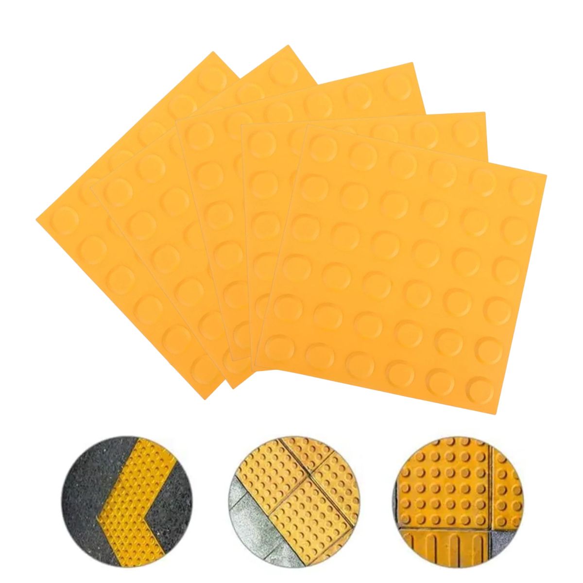 ATURE - Pack 10 De Baldosa Tactil Pvc 30x30cm Antideslizante Interio