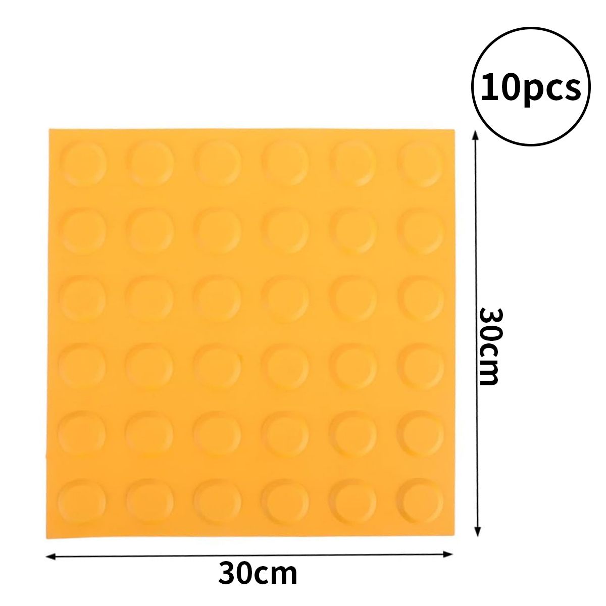 ATURE - Pack 10 De Baldosa Tactil Pvc 30x30cm Antideslizante Interio