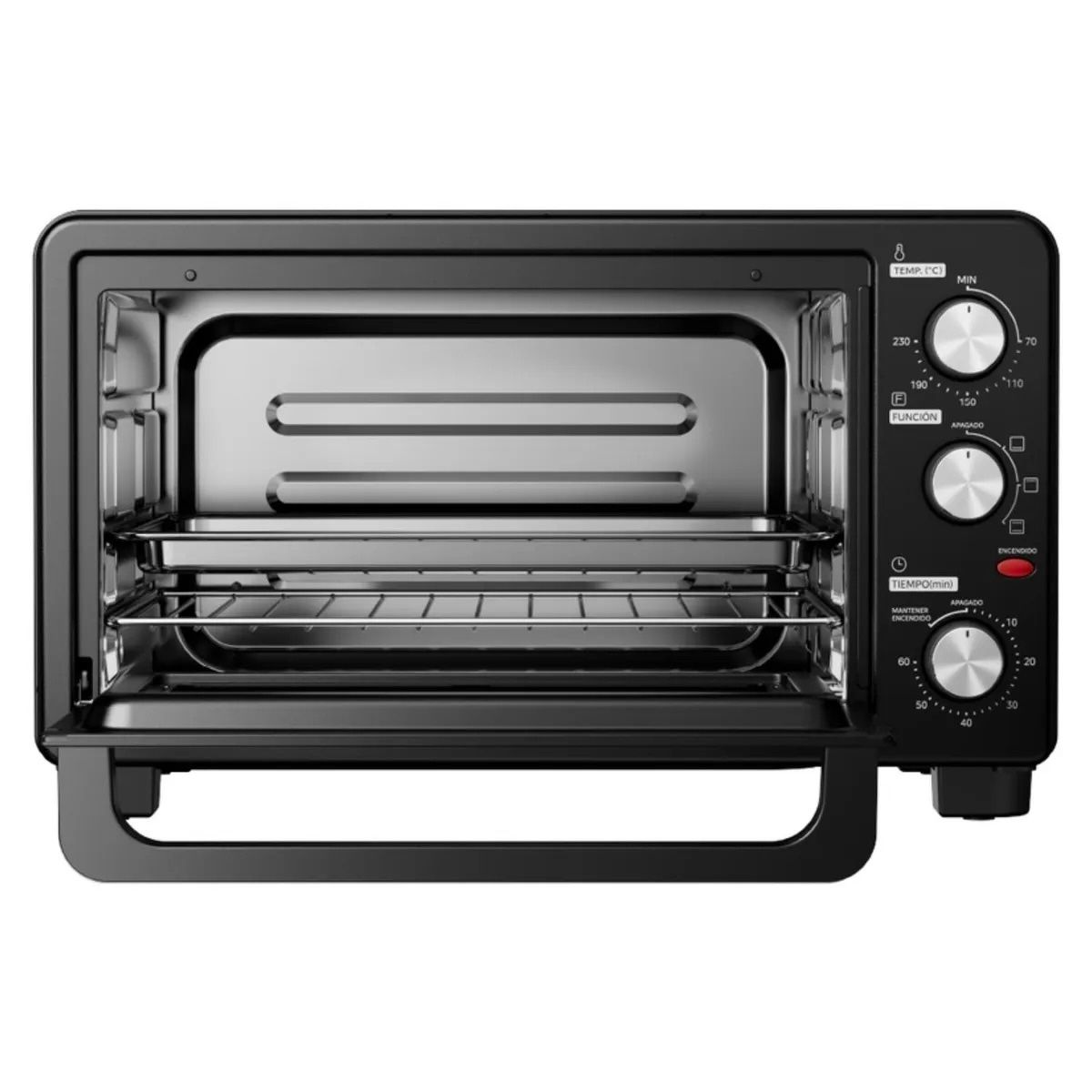 MIDEA - Horno Eléctrico Midea MTO-25GBK 25 Litros Negro 1500W