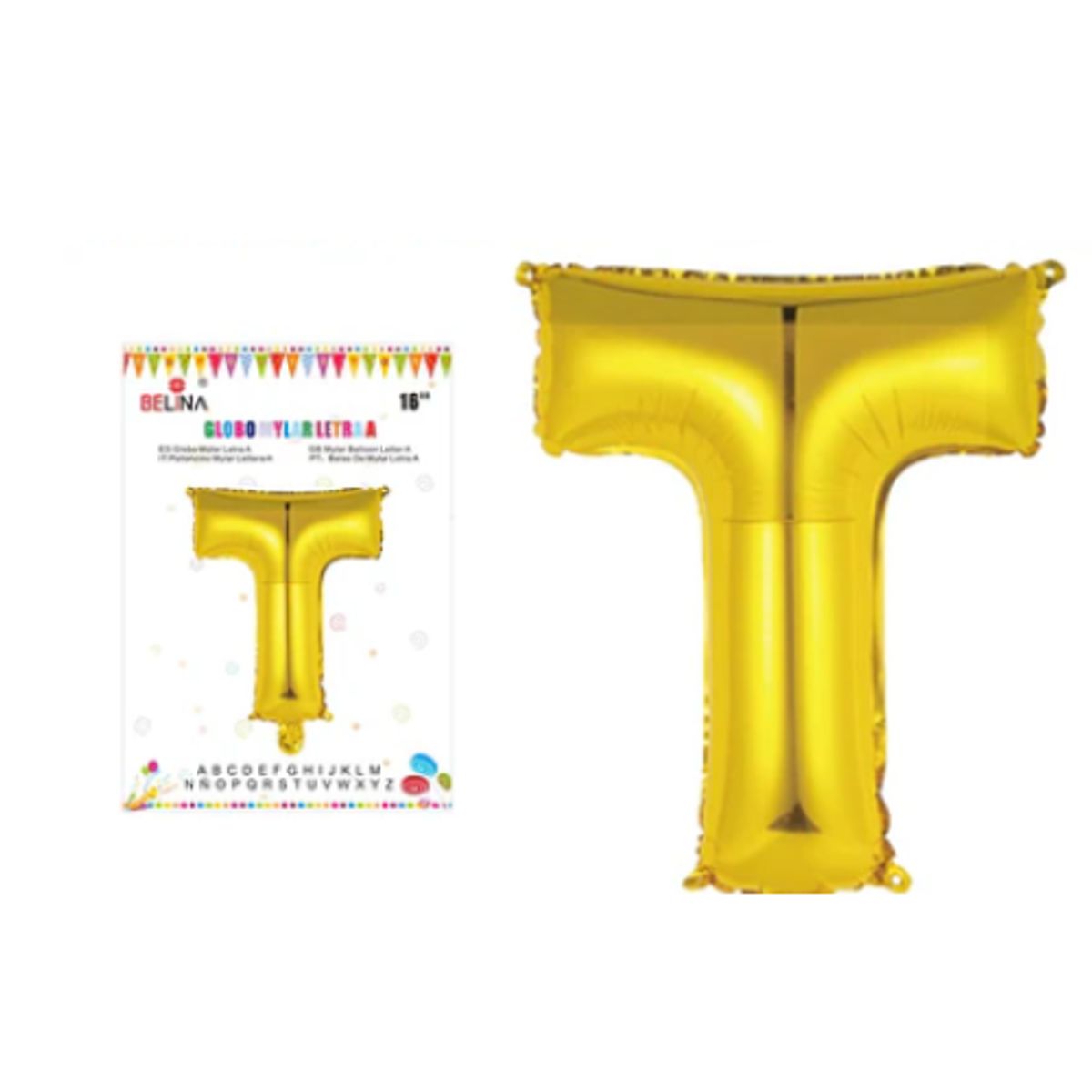 GENERICO - Globos De Letras para decorar tus celebraciones LETRA T