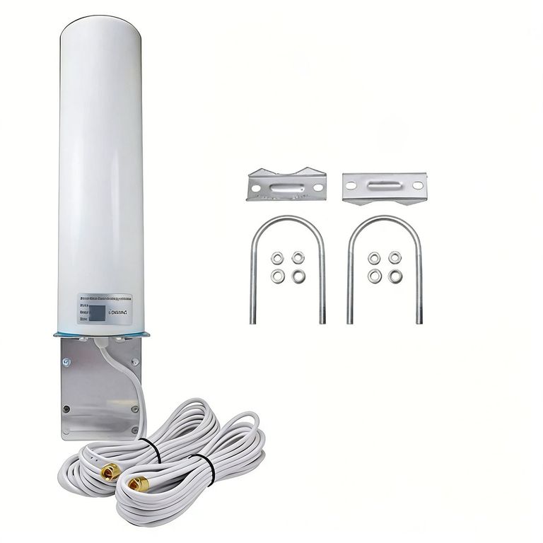 MOONCORE Antena Externa 3G4G LTE 28dBi para Módem, Cable SMA 5m, Compatible con Huawei y ZTE