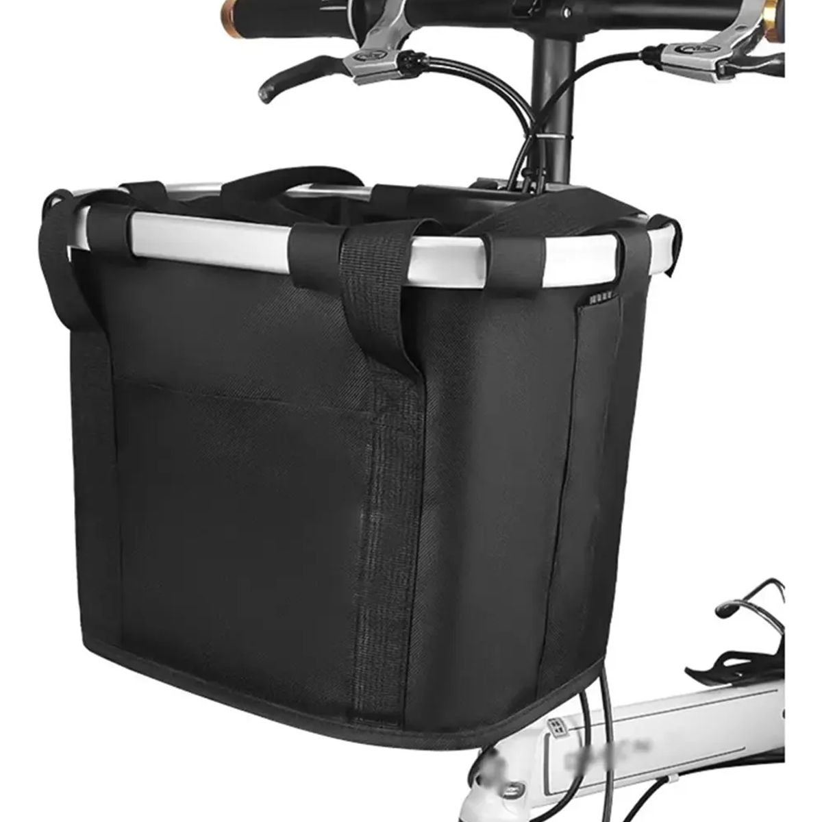 GENERICO - Cesta De Bicicleta Lona Delantera Desmontable Para Mascotas