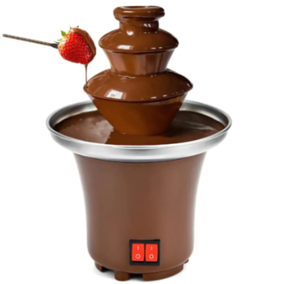 GENERICO - Fuente De Chocolate Eléctrica Cascadora 3 Pisos Eventos