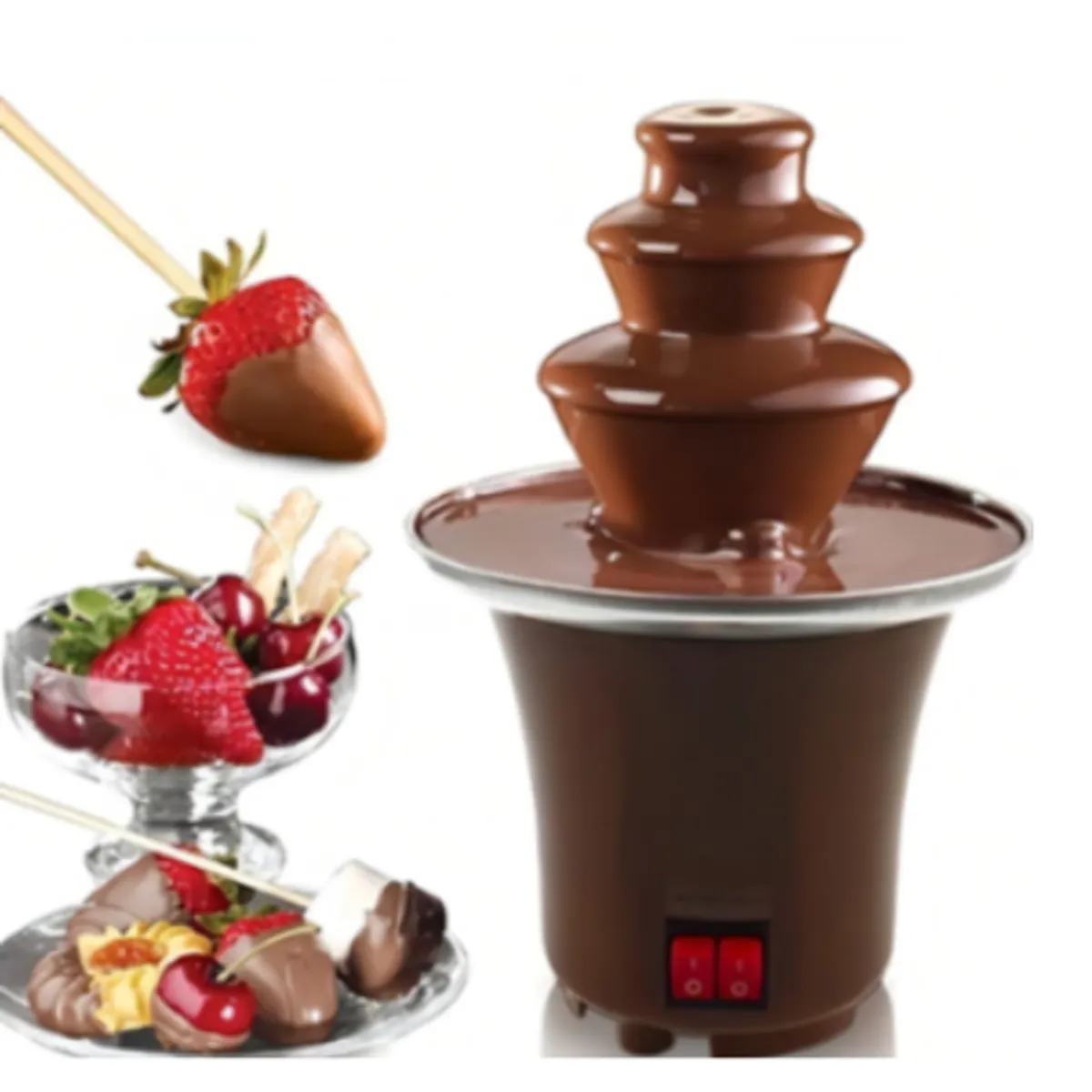 GENERICO - Fuente De Chocolate Eléctrica Cascadora 3 Pisos Eventos