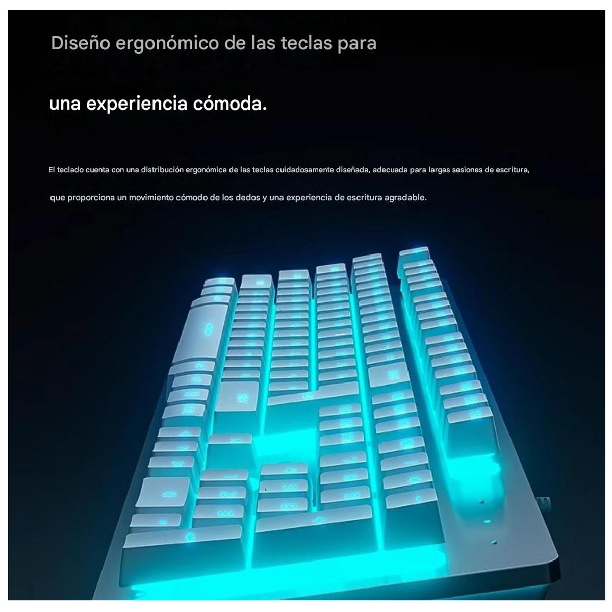 GENERICO - Teclado Mecánico con Cable, Compatible con PC Brown Switch