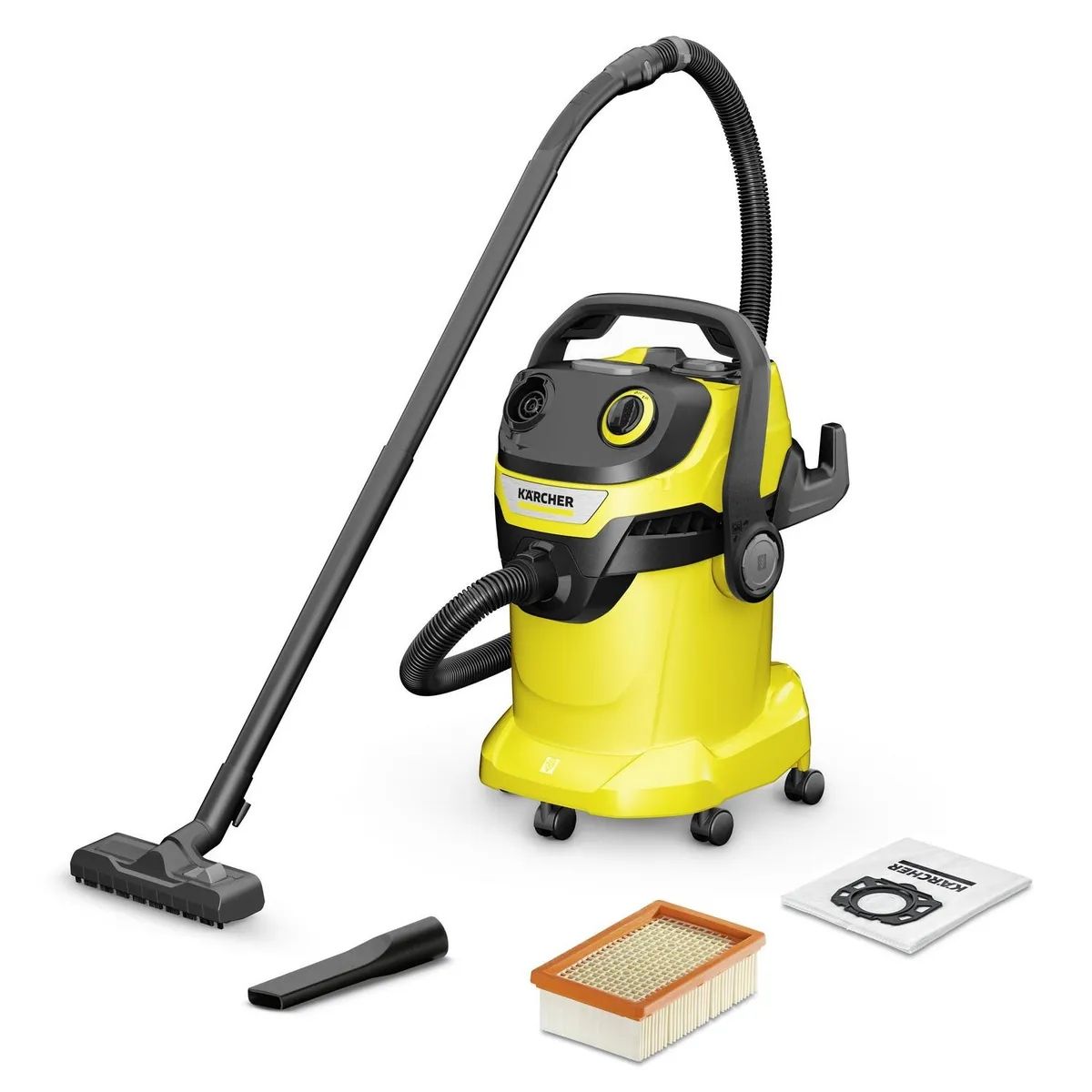 Aspiradora Alámbrica Seco Húmedo 1100 W 25 Litros WD5, marca KARCHER - Foto Principal