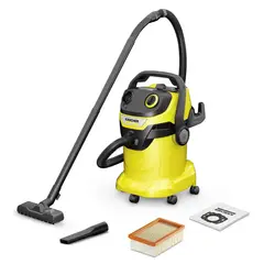 KARCHER - Aspiradora Alámbrica Seco Húmedo 1100 W 25 Litros WD5