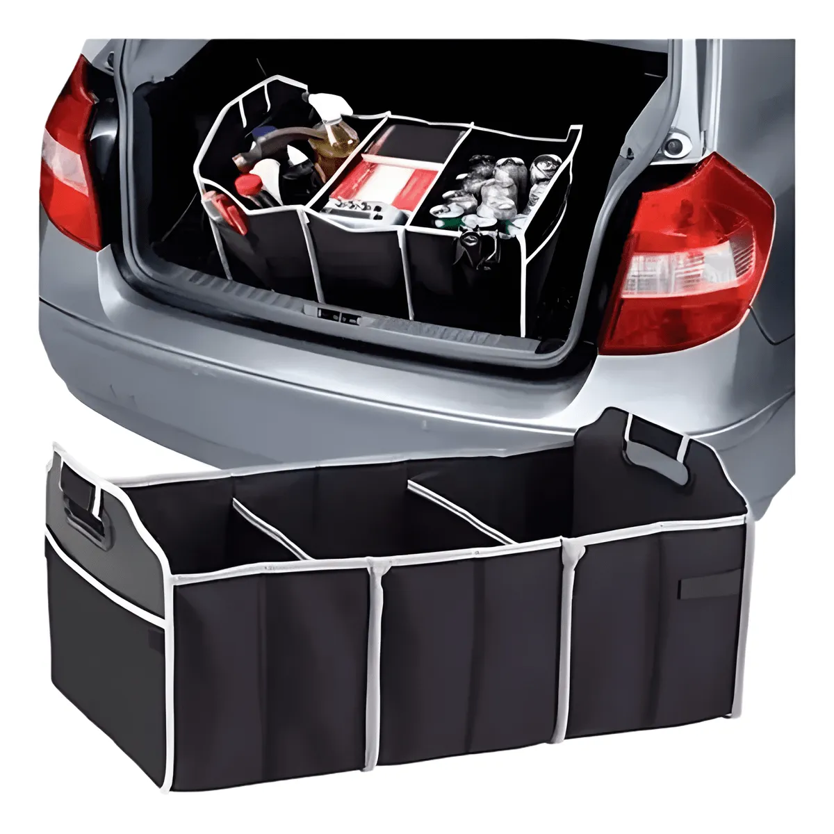 GENERICO - Organizador Auto Caja Bolso Plegable Maletero Vehiculos 689
