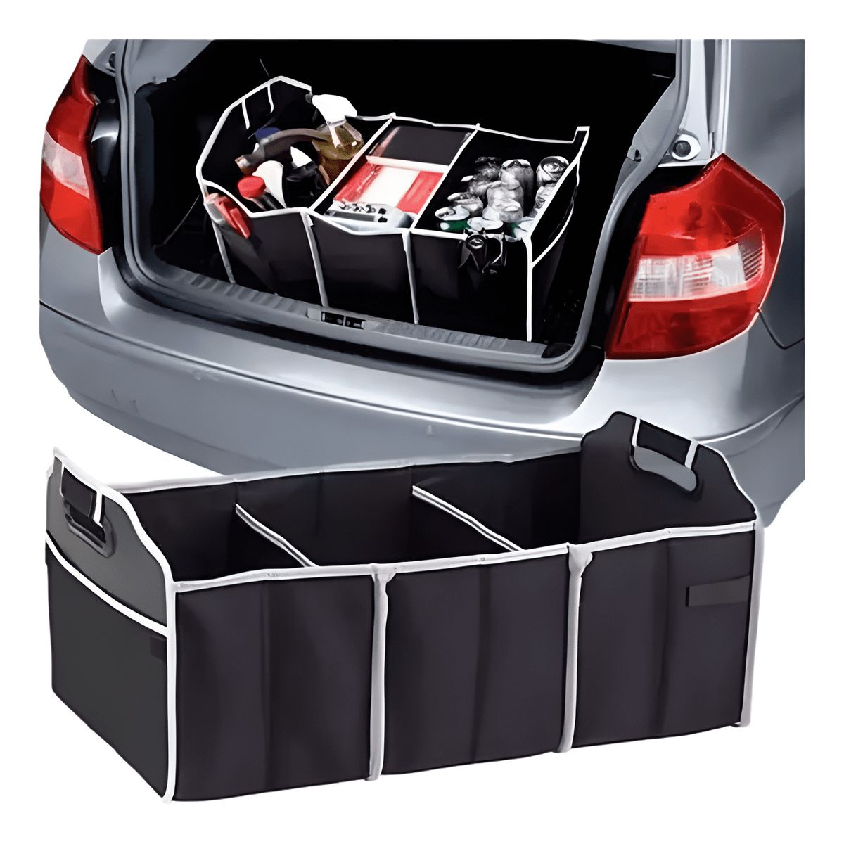 GENERICO - Organizador Auto Caja Bolso Plegable Maletero Vehiculos 689