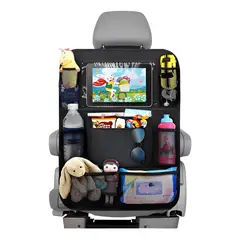 GENERICO - Organizador De Asiento Trasero Con Soporte Negro 714