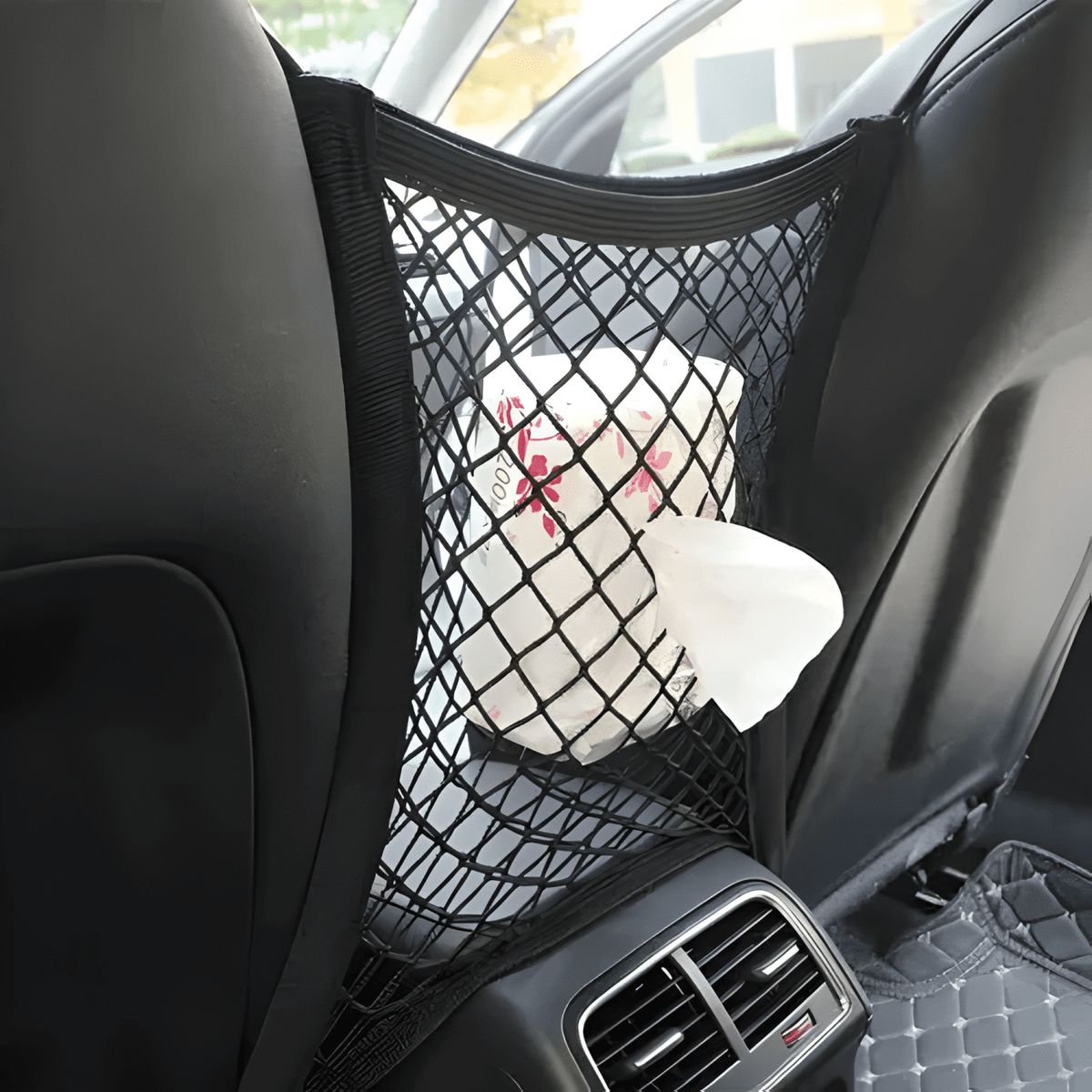 GENERICO - Organizador Auto Respaldo Asiento Portavaso Seguridad