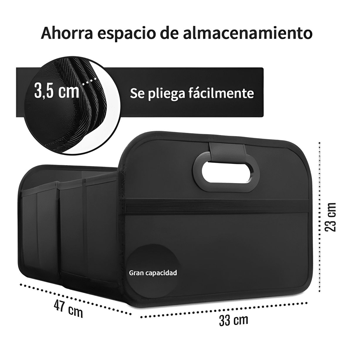 GENERICO - Caja Organizadora De Maleta Auto Bolso Maletero Plegabl 151