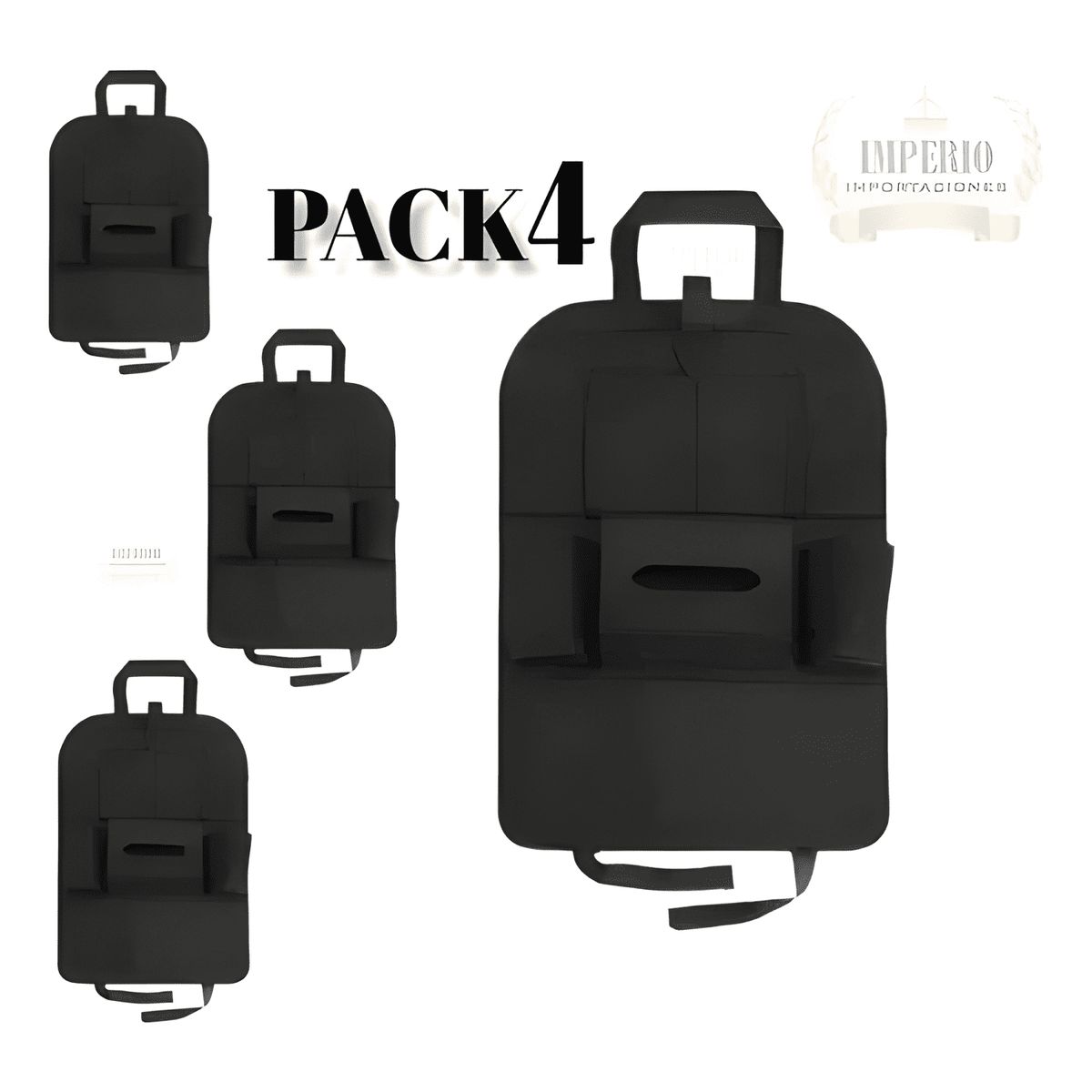 GENERICO - Bolso Organizador Para Respaldo Asiento Trasero Auto Pa 214