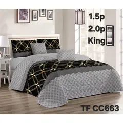 GENERICO - Cubrecama Quilt Reversible Plaza y Media