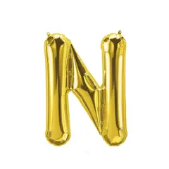 GENERICO - Globos De Letras para decorar tus celebraciones de 30 pulgadas LETRA N