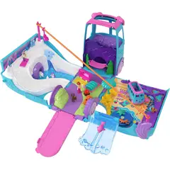 POLLY POCKET - Aventura Sobre Ruedas con Mascotas