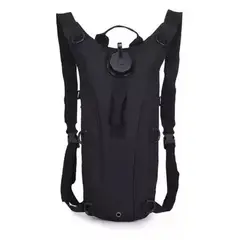 NO LOGO - Mochila Camelbak Hidratación Airsoft 3 Litros Negro