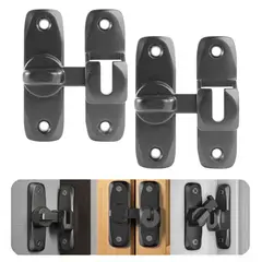 ATURE - Pack 2 De Cerraduras De Puerta Corredera De 90 Y 180 Grados