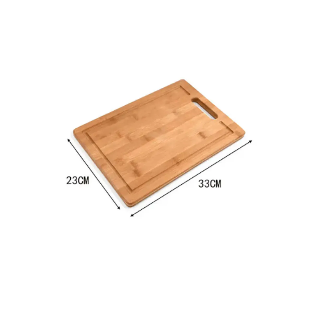 GENERICO - Tabla De Cortar Bambu 23X33CM Madera Cocina