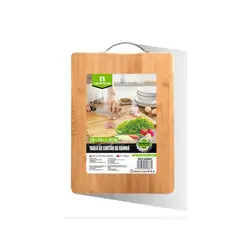 GENERICO - Tabla De Cortar Bambu 28X38CM Madera Cocina