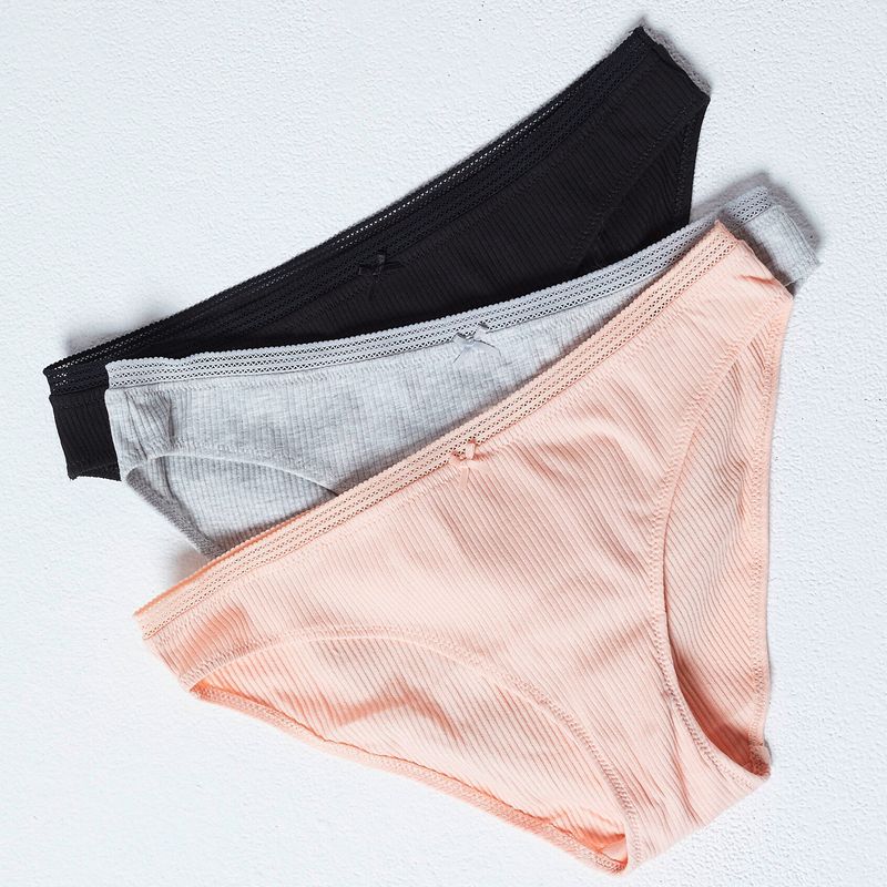 ETAM - Pack 3 Calzones Slip-Jane Mujer Etam