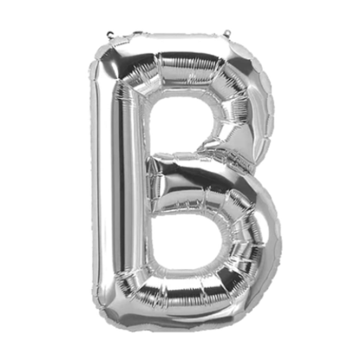 GENERICO - Globos De Letras para decorar tus celebraciones de 30 pulgadas PLATEADAS LETRA B