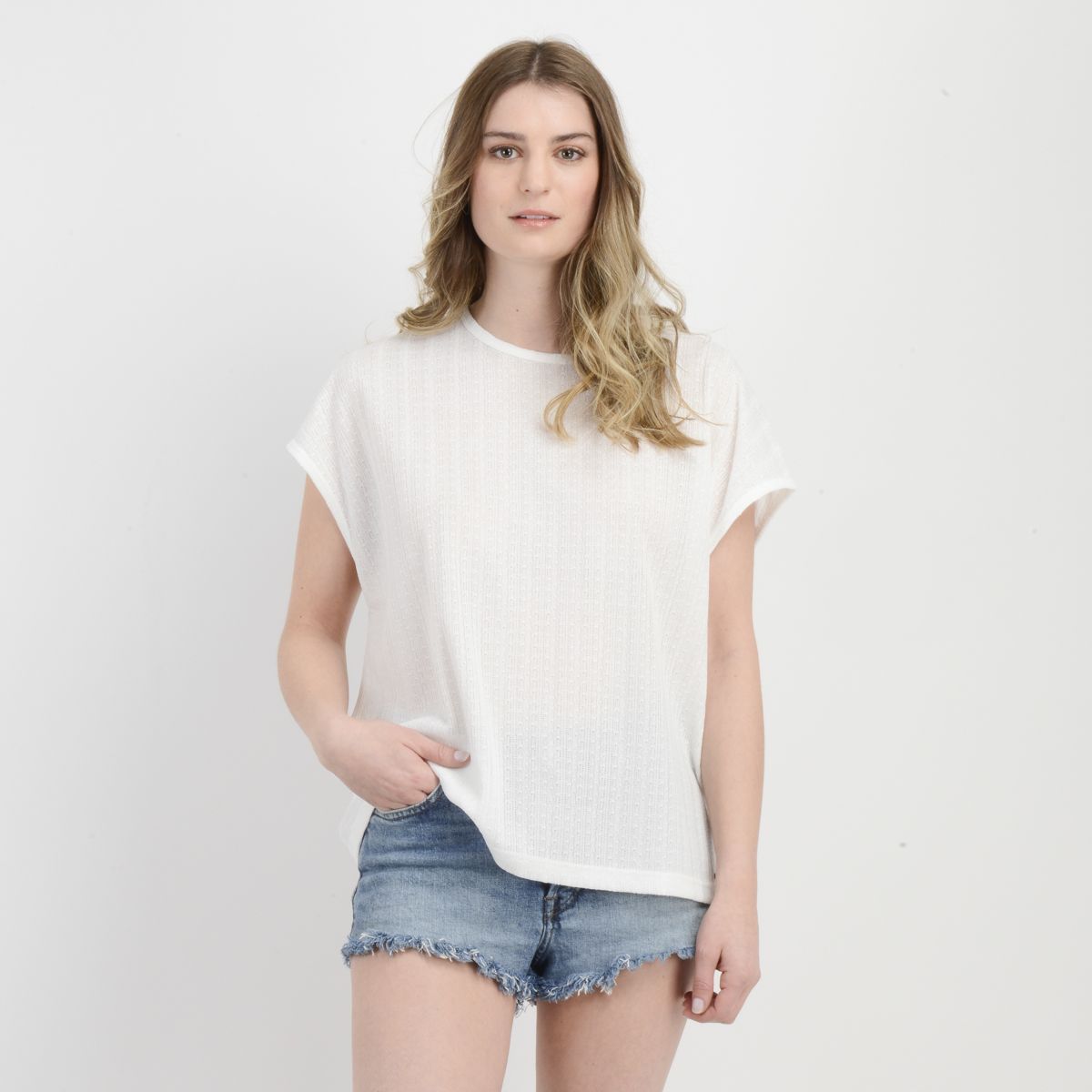 O'NEILL - POLERA MANGA CORTA JULIE BLANCO