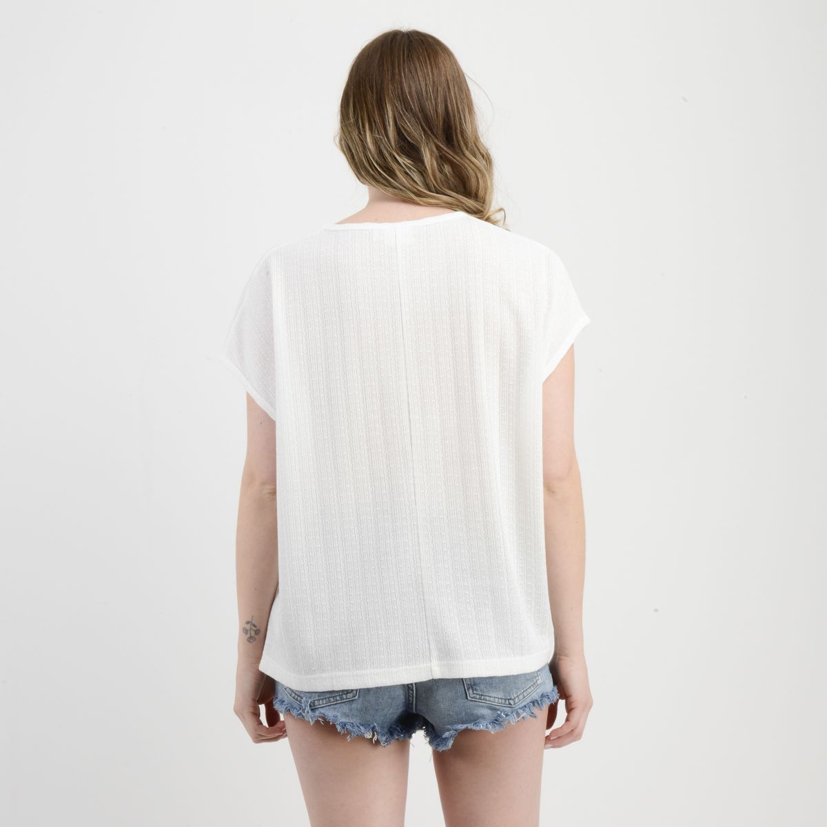 O'NEILL - POLERA MANGA CORTA JULIE BLANCO