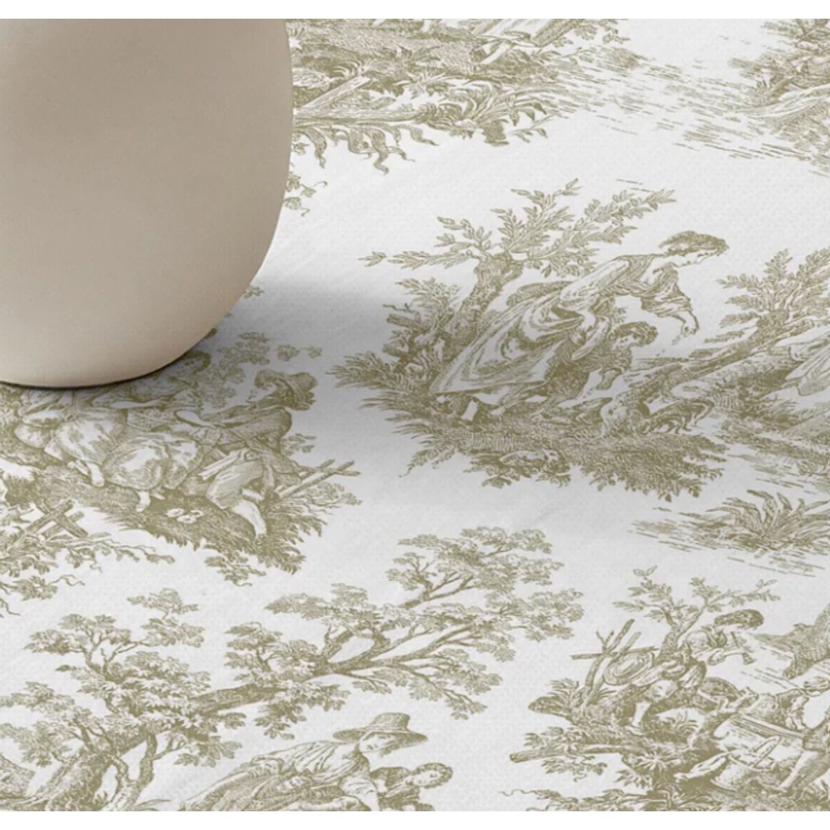 DECORUGZ - Mantel Antimanchas Resinado Paulo Beige 130x250