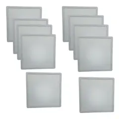 WANT - FOCO PANEL LED CUADRADO SOBREPUESTO 24W X 10 UNID 5500km/LUZ FRIA