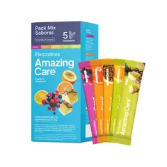 AMAZING CARE - Electrolitos Pack Mix Sabores 5 Sticks