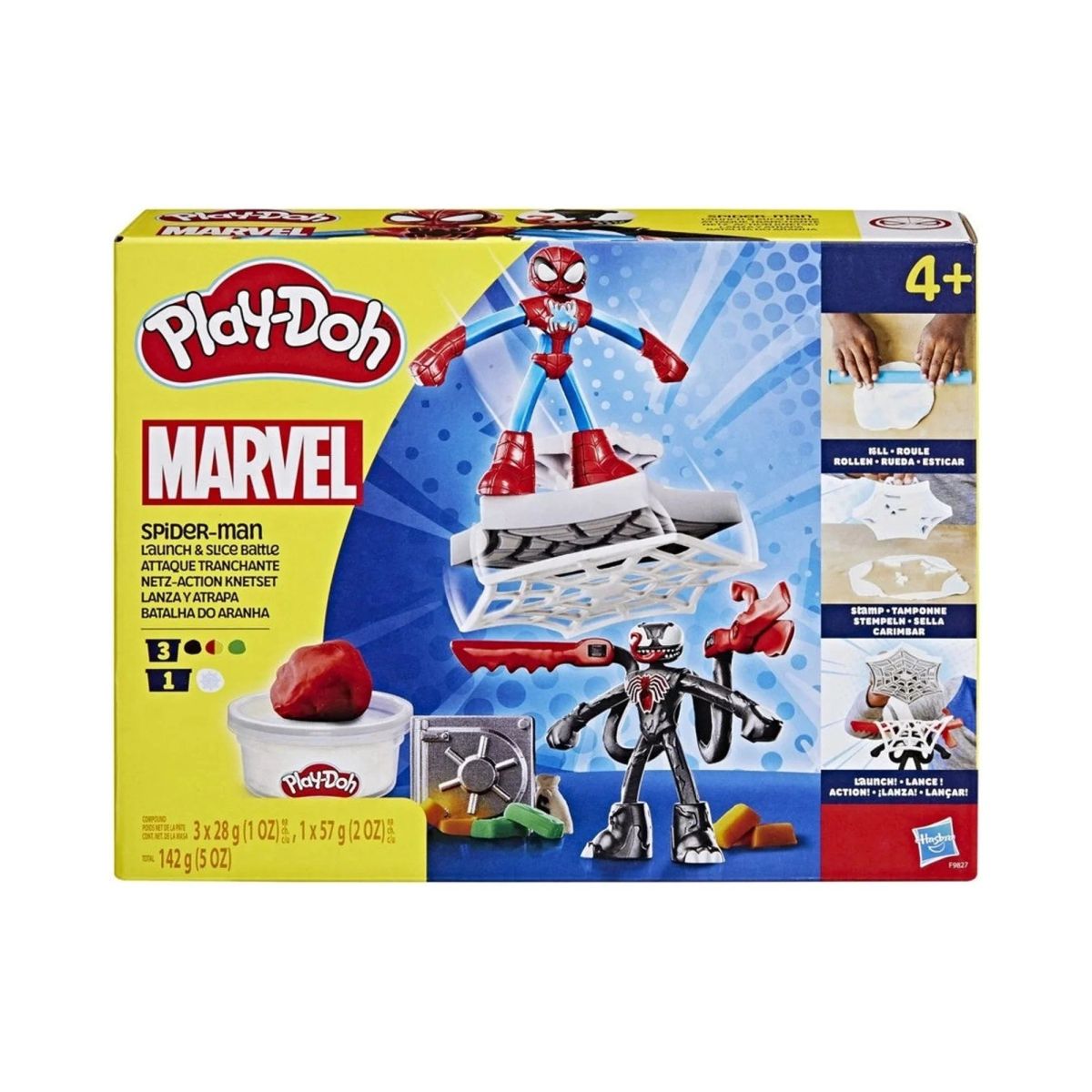 PLAY DOH - PLAY-DOH SPIDER-MAN LANZA Y ATRAPA
