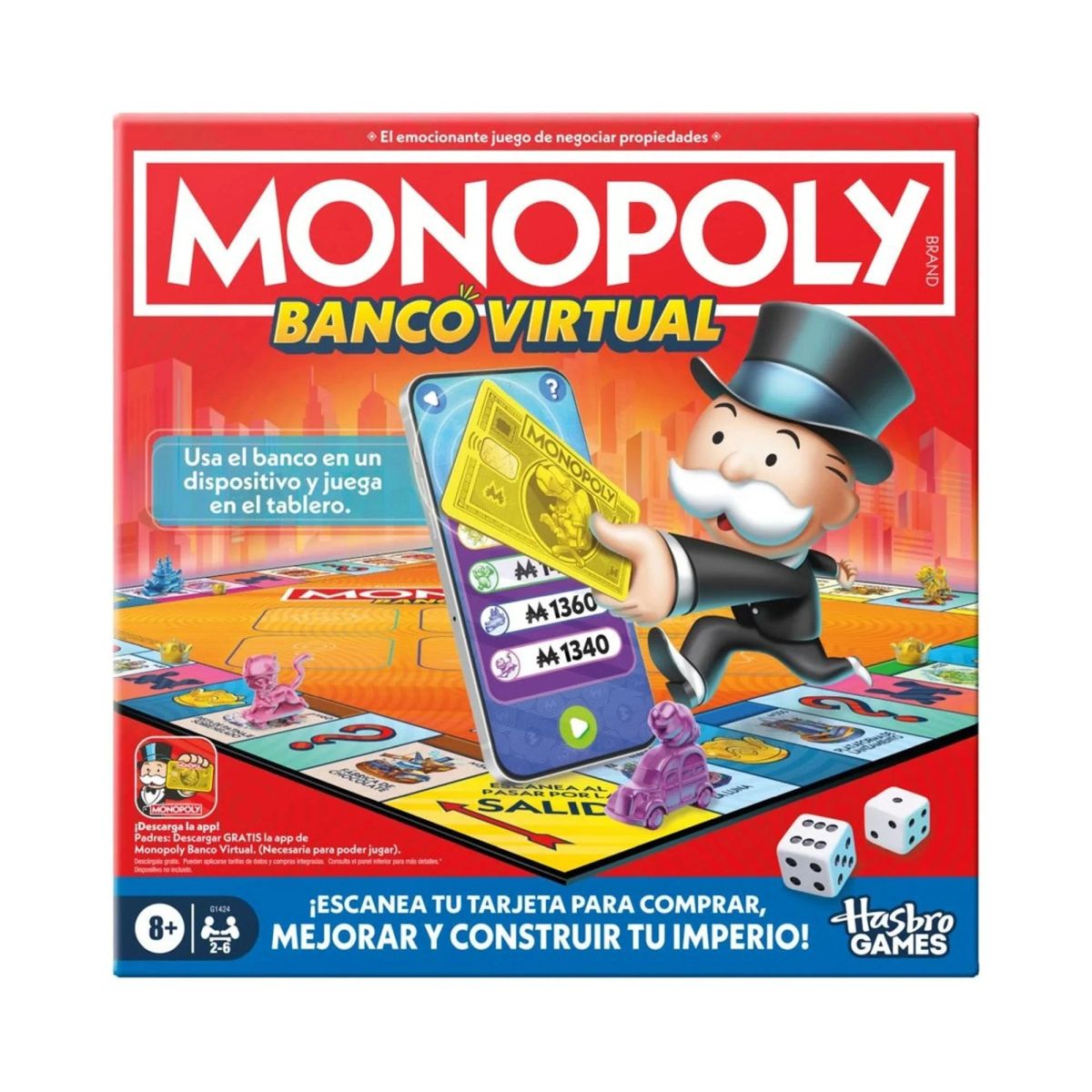 HASBRO - MONOPOLY BANCA VIRTUAL HASBRO