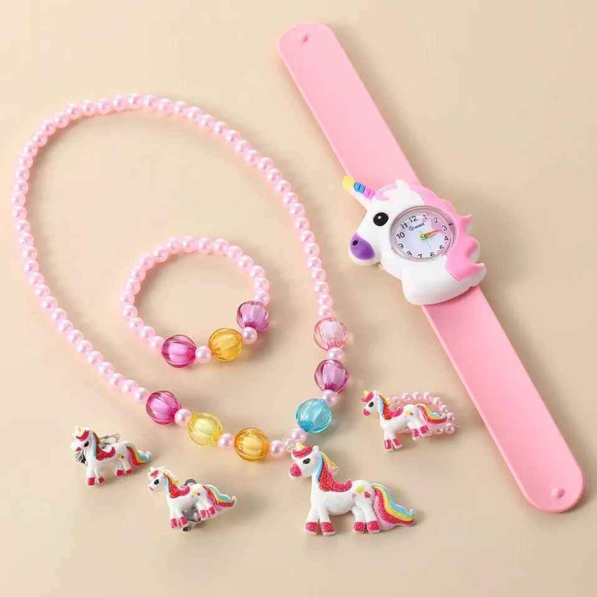 GENERICO - Pack reloj y accesorios lindo para niña