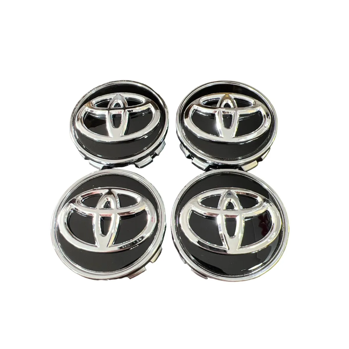 GENERICO - Set X4 Tapas centro de Llantas de autos marca Toyota 57mm interior X 62mm exterior TOYOTA