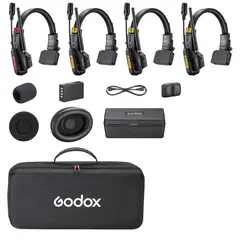 GODOX - SkyTalk Air 4S Sistema de Intercomunicación Inalámbrico Para 4 Personas