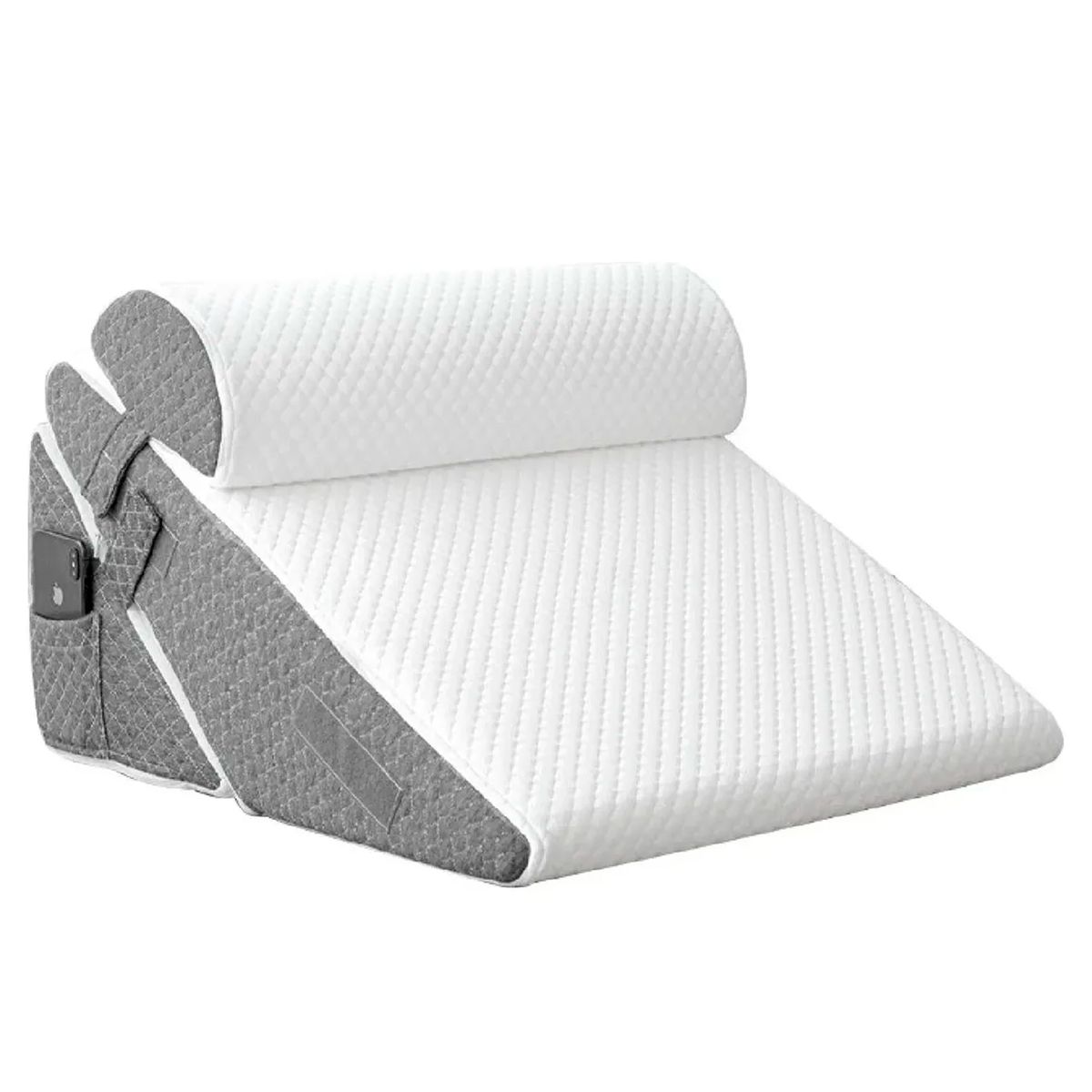 ESHOPANGIE - Almohada Cojin Antireflujo Tipo Cuña Respaldo Grande Adulto