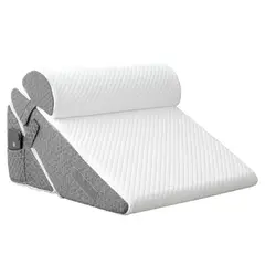 ESHOPANGIE - Almohada Cojin Antireflujo Tipo Cuña Respaldo Grande Adulto
