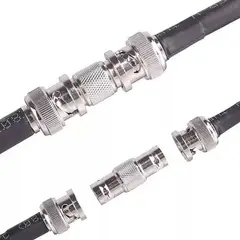 GENERICO - Coplas Union Bnc Adaptador Conector Hembra Hembra Pack 10