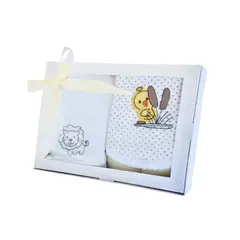 MOONWEAR - Caja de Regalo 3 Piezas Pio Bebé Algodón Peruano