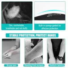 GENERICO - Mangas de Brazo Para Voleibol Protectoras de alta Calidad 1 par