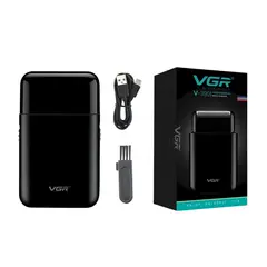 VGR - Afeitadora Mini Shaver y Trimmer VGR390 Viaje Recargable