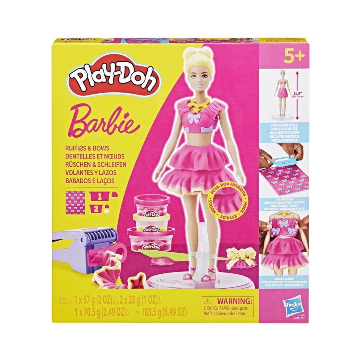 PLAY DOH - PLAY-DOH BARBIE MUÑECAS - VOLANTES Y LAZOS